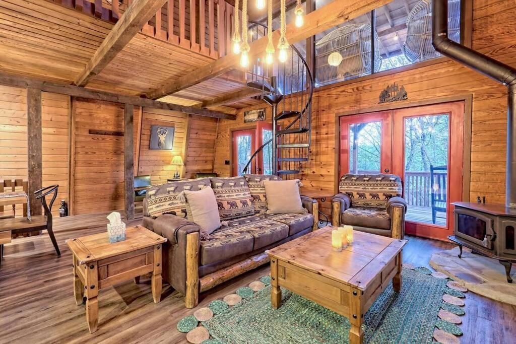 Near Downtown Helen - Hottub, Sauna, Game Room, Fire Pit Экстерьер фото